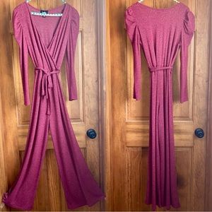 Burgundy Jumpsuit